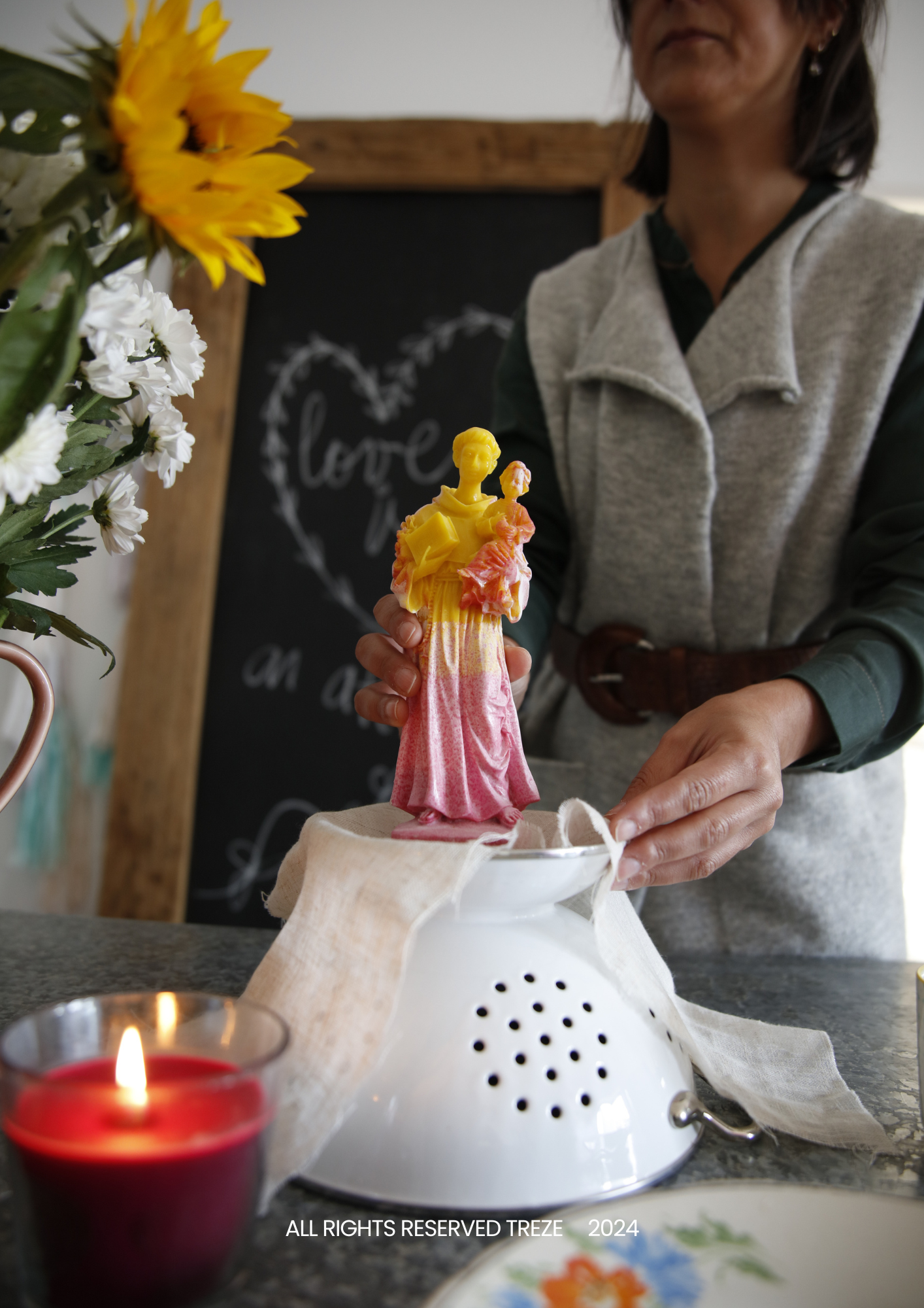 TREZE-imagem de artesanato religiosos